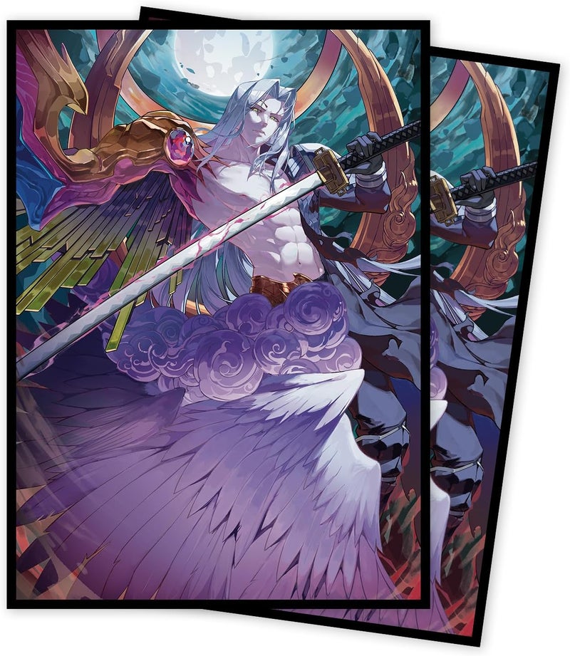 Comdek00 MTG Card Sleeves(Half Human,Half Angel), Clear Front & Matte Back, Smooth Shuffle, Art Card Sleeves Deck Protector - Image 1